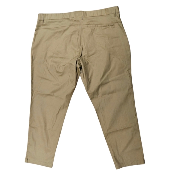 Fabletics The High Side Chino Khaki Tan Pants (Modern Classic Fit) 40×32 NWT - Picture 6 of 11